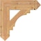 Ekena Millwork Merced Arts & Crafts Smooth Bracket, Western Red Cedar, 5 1/2"W x 24"D x 24"H BKT06X24X24MRC03SWR - alternate 3